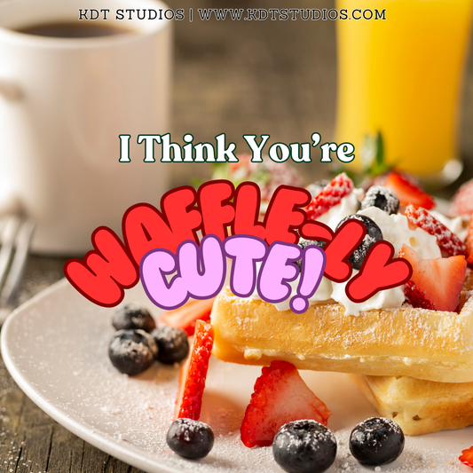 I Think You're Waffle-y Cute! | Valentine's Day Soy Wax Melts